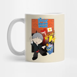 The Doctor and his Blue Boxfull of Dinosaurs Mug